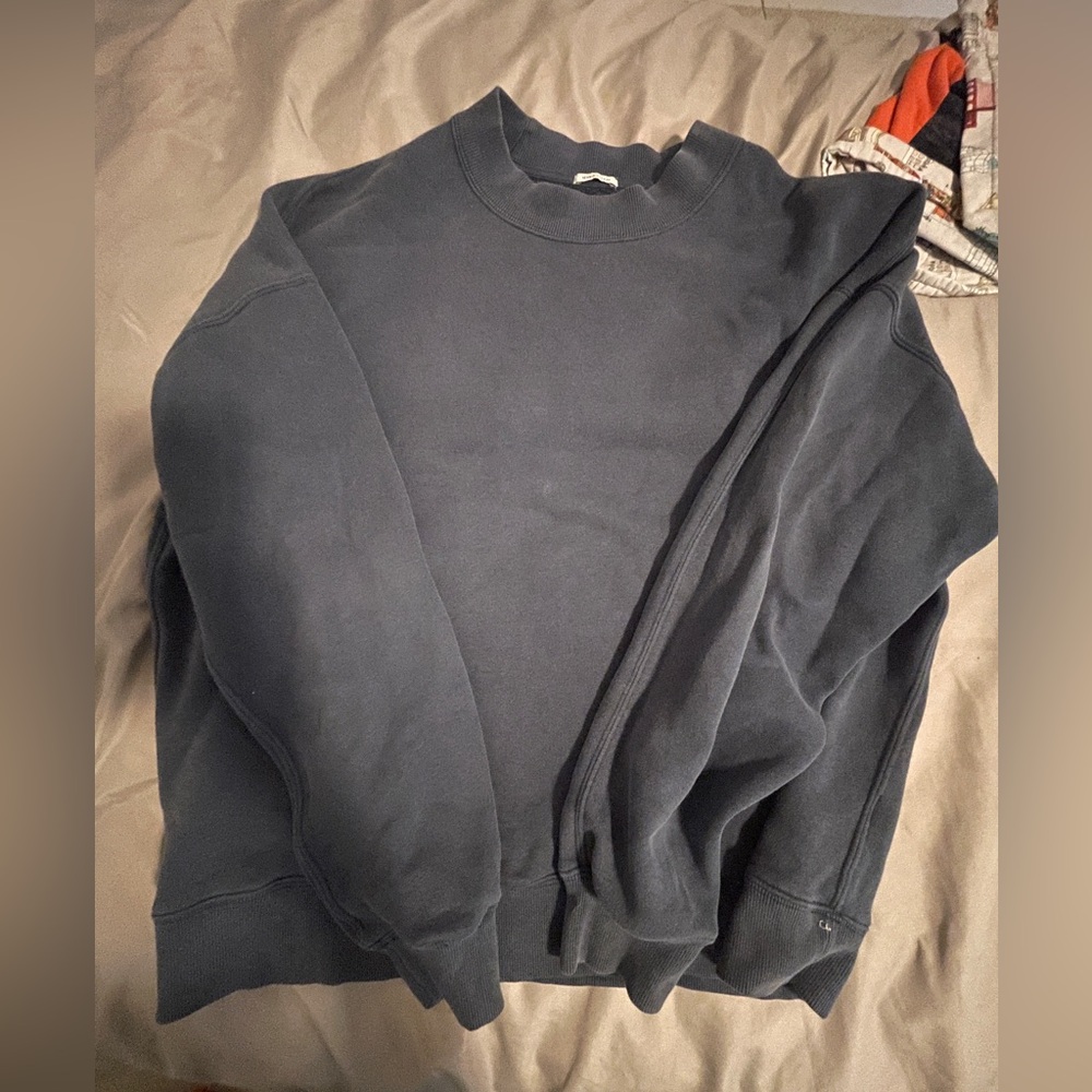 Navy Oversized crewneck - Abercrombie and Fitch